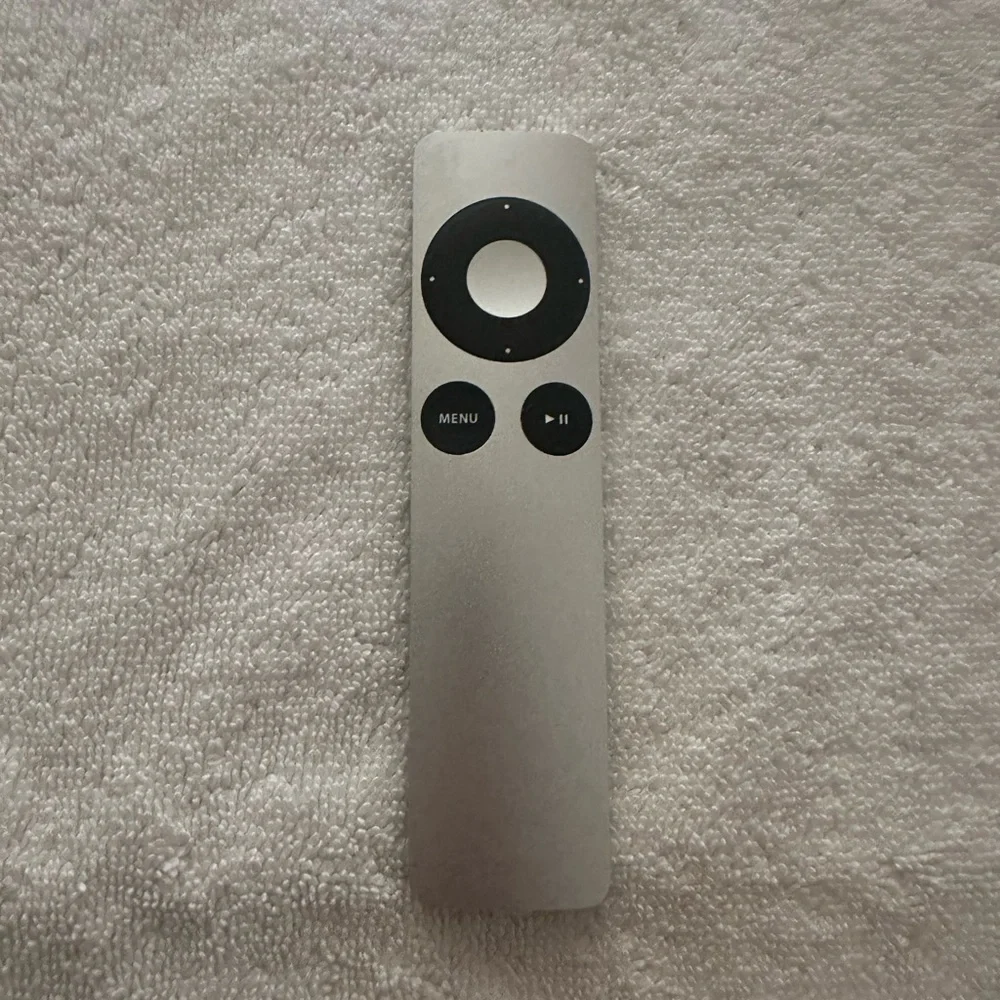 Apple TV with Silver Remote